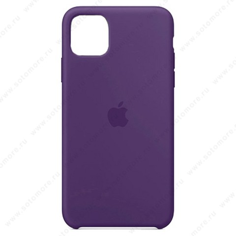 Накладка Silicone Case для Apple iPhone 11 Pro фиолетовый