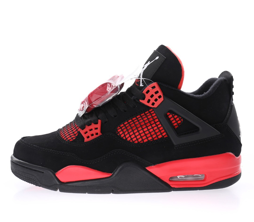 air jordan 4 red and black