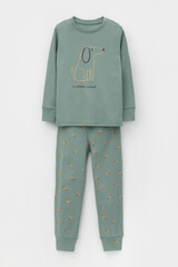 Пижама  для мальчика  К 1541/весенний зеленый,таксы