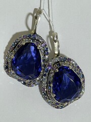 От кутюр (серьги из серебра)