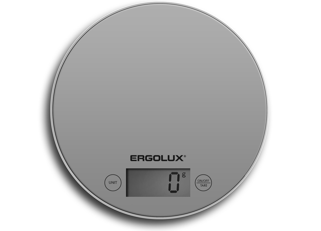 Весы кухонные Ergolux ELX-SK03-С03 серый
