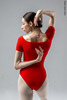 T-leotard | scarlet