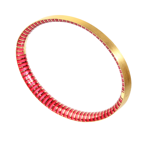 Браслет с красной эмалью, Br0177-31/1