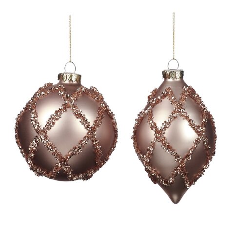 Шарик 2шт 11.5см Goodwill кремовый/розовый в ассортименте