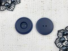 Пуговицы Fashion, d 2,1 см, тёмно-синий