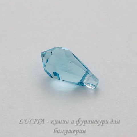 6000 Подвеска Сваровски Drop Aquamarine (11х5,5 мм)
