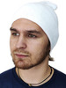 Картинка шапка-бини Skully Wear Board Soft Knitted Hat white - 9