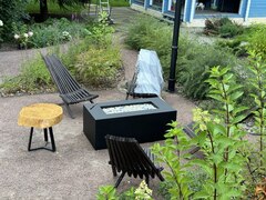 Уличный газовый стол-камин AngelsFire LIDO 120 серая умбра