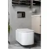 Boheme 970-SET-W Унитаз подвесной, Mane Белый глянец c крышкой