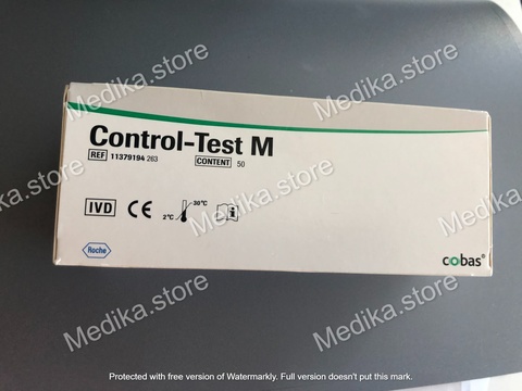 11379194263 Тест-полоски Контрол 10 Тест М (Control Test M 50), 50 полосок. Рош Диагностикс ГмбХ, Германия (Roche Diagnostics GmbH, Germany)