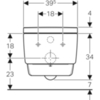 Подвесной унитаз-биде Geberit AquaClean Mera Comfort 146.214.11.1