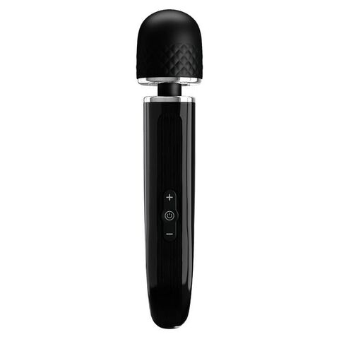 Черный вибратор-жезл Charming Massager Plus - 29 см. - Baile Pretty Love BI-014808