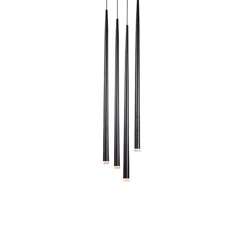 Люстра Slim 4 H60 Black