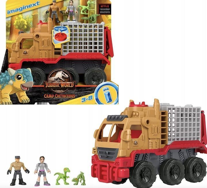 Набор для игр Mattel Imaginext Jurasic World Транспортер динозавров Парк Юрского Периода Hch97 