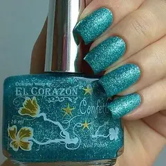El Corazon Лак Confetti 503a  светло-голубой