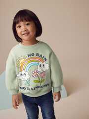 Толстовка для девочки Next F45-068, Мятный