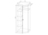Шкаф угловой "Радуга" ШДУ 765.1 (белый глянец/фотопечать), ЛДСП, ДСВ Мебель, г. Пенза