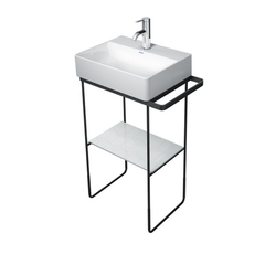 Duravit DuraSquare Металлическая консоль напольная 516х333 мм, для раковины 073245, высота регул.+50мм,п/д левый/правый хром 31091000 фото