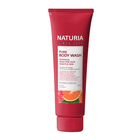 Naturia Pure Body Wash Cranberry & Orange - Гель для душа клюква/апельсин