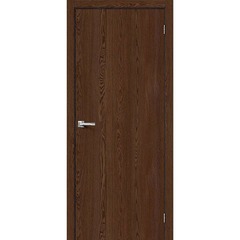 Купить Межкомнатная дверь экошпон Bravo-0 Brown Dreamline глухая