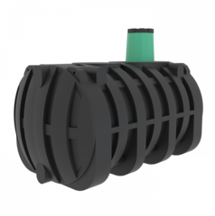 Подземная емкость Мультпласт 8.5 8500 л. горизонтальный (3360x1970x2605см;275кг;черный) - арт.555475