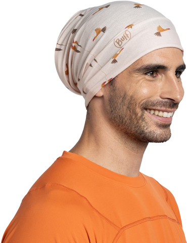 Картинка бандана-труба Buff CoolNet Insect Shield Latus Birch Grey - 3