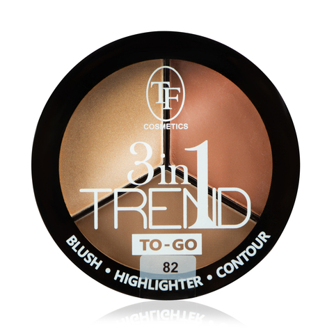 TF Палетка для контуринга лица Trend To Go тон 82 золотисто-коричневый  CTP-18