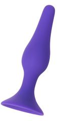 Фиолетовая анальная пробка - 12,5 см. - 