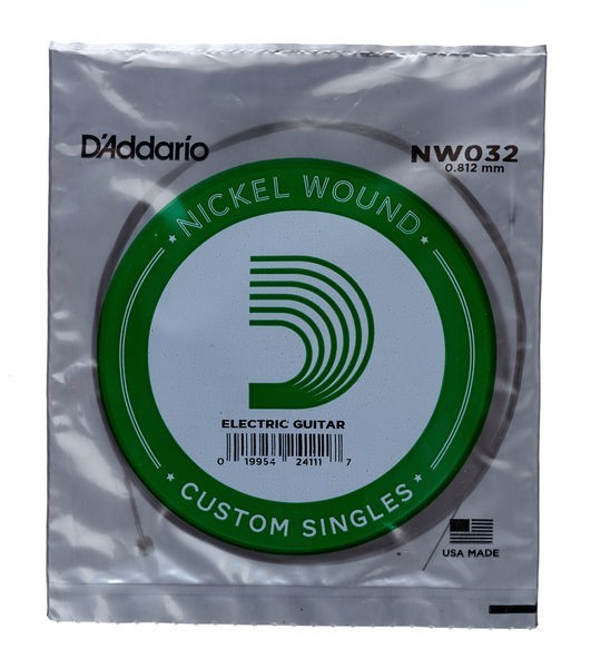 Одиночная струна. D'Addario nw100 Nickel wound.