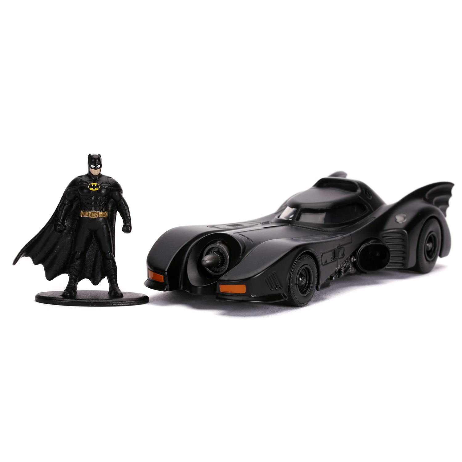 Купить «Набор Jada Toys Модель Машинки Batmobile 1:32 1989 Batmobile  W/Batman Figure 31704» по выгодной цене в магазине комиксов «Comic Street»