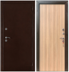 Купить Входная дверь Термо 3 цвет медь ПВХ меламин дуб ардеш