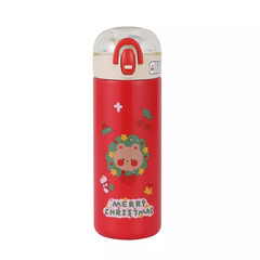 Термос Новогодний красный