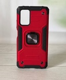 Противоударный чехол Strong Armour Case с кольцом для Xiaomi POCO M3 (Красный)