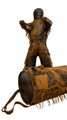 Боксерский мешок EXCLUSIVE BRAS FILIPPOV 150см/50см/73кг, коричневый