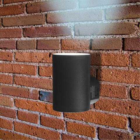 Уличный настенный светодиодный светильник Arte Lamp ALCYONE A6109AL-1BK