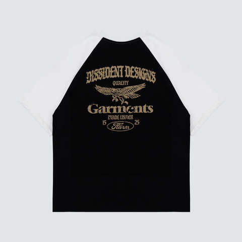 Футболка Dissident Palm Garage Raglan черная