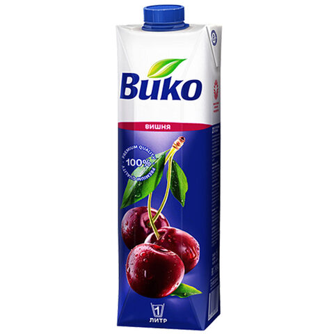 Сок Вико 1л Вишня, шт