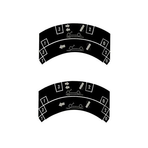 128-1265-2 Наклейка (положение мишени), HUNTER