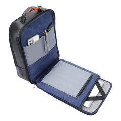 Рюкзак деловой BOPAI чёрный нат. кожа (уценка)