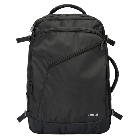 Рюкзак для путешествий и ручной клади Pakken 100 чёрный