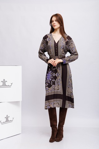 Liu Jo Платье струящиеся в подарочный узор