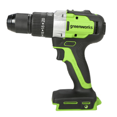 Дрель-шуруповерт ударная Greenworks GD24DD60 24V (60Нм) аккумуляторная , без АКБ и ЗУ