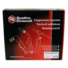 Горелка для аргонно-дуговой сварки QUATTRO ELEMENTI WP17V 120 А, ручной клапан, для серии (S6000052)