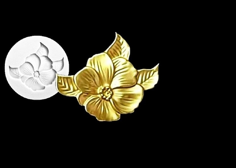 Силиконовый молд цветок Фиалка