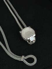 Колье с подвеской голова ПАНТЕРЫ в обсыпке коллекция PANTHERE white VGOLD