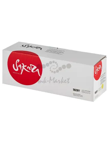 Картридж Sakura TK5230Y (1T02R9ANL0) для Kyocera Mita, желтый, 2200 к.