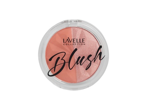 LavelleCollection Палетка румяна и хайлайтер Blush&Glow тон 02 персиковый