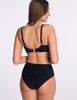Плавки бразилиана с драпировкой Ava SF13/19 black