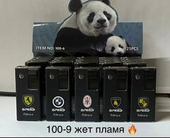 Зажигалка турбо Панда BS 100-9 25шт*40бл