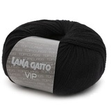 Пряжа Lana Gatto VIP 1500 черный